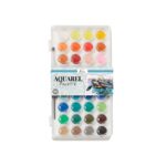 36 Aquarel Colours In Transparent Palette - водени боици