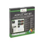 Complete Acrylic Kit - сет за боење со темперни бои 38Pcs - Image 2