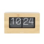 Wall/Table Clock Boxed Flip - часовник Bamboo