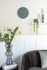Wall Clock Charm Engraved Number - часовник, Green - Image 4