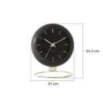 Table Clock Globe - часовник Black - Image 4