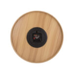 Wall Clock Pure Wood Grain Medium - часовник, Black - Image 3