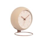 Table Clock Nirvana Globe - часовник Sand brown