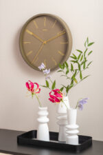 Wall Clock Belle Numbers - часовник, Moss green - Image 4