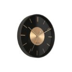 Wall Clock Gold Disc - часовник Black - Image 4