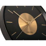 Wall Clock Gold Disc - часовник Black - Image 2