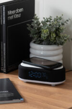 Alarm Clock Vogue w. Phone Charge - часовник со полнач, Black - Image 4