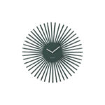 Wall Clock Polo - часовник Jungle green