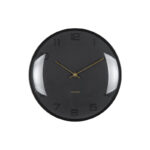 Wall Clock Fuerte Dome - часовник Black