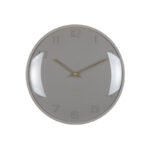 Wall Clock Fuerte Dome - часовник Clay grey
