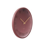 Wall Clock Fuerte Dome - часовник Burgundy red - Image 2