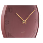 Wall Clock Fuerte Dome - часовник Burgundy red - Image 4