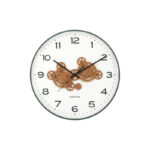Wall Clock Open Gear - часовник Jungle green