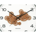 Wall Clock Open Gear - часовник Jungle green - Image 3