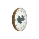 Wall Clock Open Gear - часовник Ochre yellow - Image 2