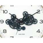 Wall Clock Open Gear - часовник Ochre yellow - Image 3