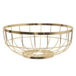 Fruit Basket Open Grid - сад за овошјет, Gold plated