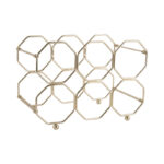 Wine Rack Honeycomb - полица за вино Gold plated - Image 2