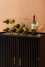 Wine Rack Diamonds - полица за вино Gold - Image 3
