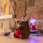 Desk Friends - Ceramic Pen Holder - Teddy Bear - Image 2