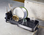 Extend™ Slim Steel Expandable Grey Dish Drainer - цедач - Image 2