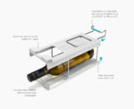 FridgeStore™ Under-Shelf Collapsible Bottle Holder - држач за шише за во фрижидер - Image 5