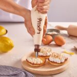 Reusable Piping Bag Kit - кеса за шприц со 3 додатоци за повеќекратна употреба - Image 2