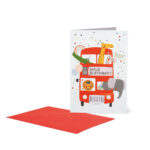 Greeting Card - картичка за честитање, Birthday Bus