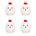 Set Of 4 Bag Clips - сет од 4 штипки за кеси, Hen - Image 2