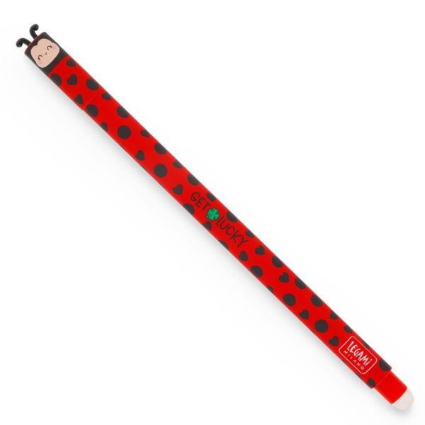 Erasable Gel Pen - пенкало, Ladybugs
