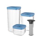 Leo 4-pc Vacuum food containers set - сет за вакуумирање