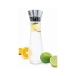 Glass Jug with Stainless Steel Drip-Free Lid - бокал 1Л