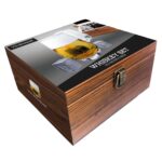 Whiskey set with glasses and stones in a wooden box - сет за виски - Image 3