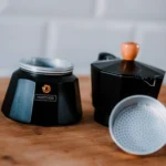 Black Induction Italian Coffee Maker - мока ѓезве, 3 шолји - Image 3