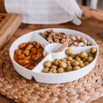 Round Porcelain Snack Plate - чинија за сервирање - Image 2