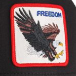 Baseball Cap Freedom Eagle Trucker - капа, Black - Image 2
