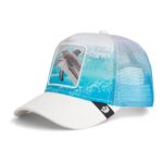 Baseball Cap Dolphin In The Element - капа, Sea blue - Image 2