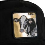 Baseball Cap Golden Cow - капа, Black - Image 3
