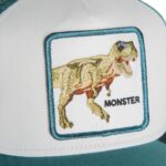 Kids Baseball Cap Monster T-Rex Mini - капа, Petrol - Image 2