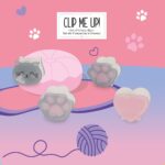 Clip me up! – сет од 4 штипки за коса, Kitty