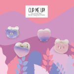 Clip me up! – сет од 4 штипки за коса, Teddy