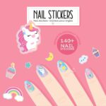 Nail Stickers - стикери за нокти, Unicorn - Image 2