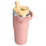IceFlow™ Flip Straw Tumbler | 0.41L – термос Peach Rose - Image 2