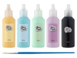 Glass Paints Incl. Brush - сет од 5 бои за стакло и четка, 20 Ml - Image 3