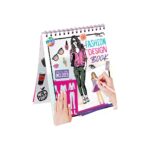 Fashion Design Book - боенка 36 Sheets+5 Stencils+Stickers