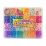 Pony Beads & Accessories In Storage Box - монистри 26X20.5Cm