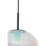 MEDINA - висечка ламба, 30 cm, glass rainbow+black - Image 3