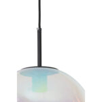 MEDINA – висечка ламба, 40 cm, glass rainbow+black