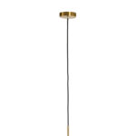 MEDINA – висечка ламба 30 cm, antique bronze+glass matt white