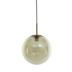 MEDINA - висечка ламба 40 cm, glass amber+gold